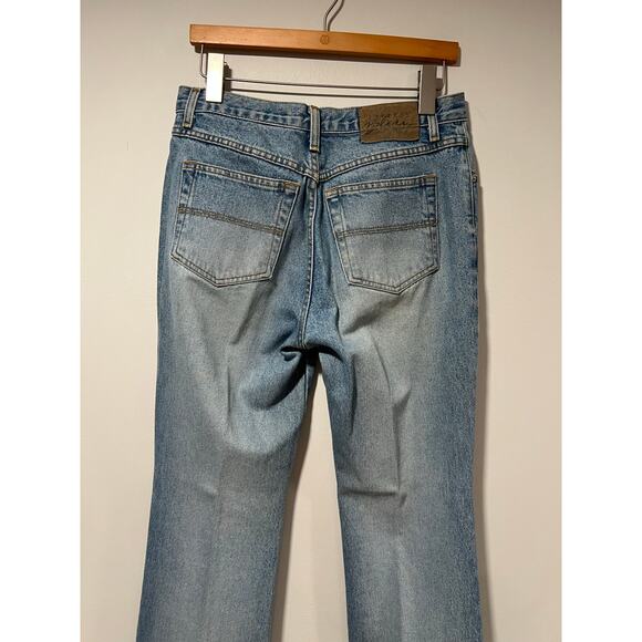 Vintage 90's Express Bleus Women's Flare Leg Jeans Size 9/10L  JL - Picture 8 of 9